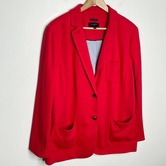 Talbots tomato 🍅 Red Blazer NWOT, Never Worn - Picture 4 of 13